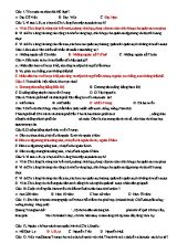 Đề cương ôn thi môn Lịch sử Lớp 4 (Có đáp án)